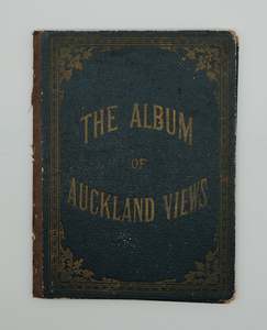 Art Posters: Rare Victorian Auckland images in a cloth leather bound booklet, circa 1900