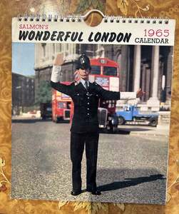 Art Posters: Iconic travel ephemera - Salmon's Wonderful London 1965 Calendar