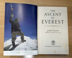 Collectibles: The Ascent of Everest, a first edition by John Hunt, 1953