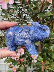 Products: Blue Dot Jasper Elephant