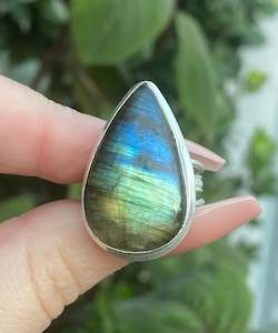 Products: Sterling Silver 925 Labradorite Ring