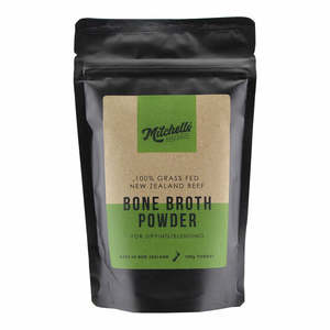 Mitchells Beef Bone Broth 100g pouch, 200g Tub