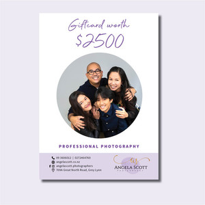 Products: Photography Giftcard Angela Scott Photographer