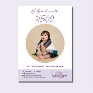 Products: Photoshoot Giftcard Angela Scott Photographer