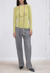 Kimoto Pants - Melange Grey