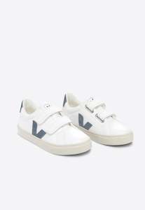 Veja: Junior Esplar Chromefree Leather - Extra White /California