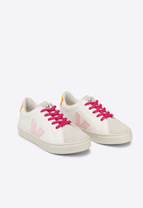 Junior Esplar Chromefree Leather - Extra White/Petale/Ouro