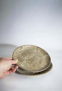 Saturday Ceramics: Side Plate - Rusted Cream