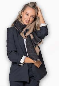 The Ferguson Wool Blanket Scarf