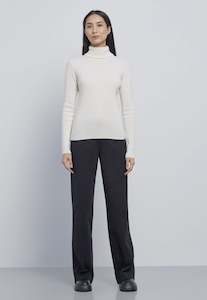 Cashmere Turtleneck - White