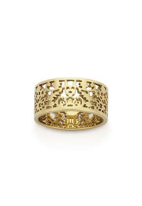 Karen Walker Jewellery: Filigree Band 9mm