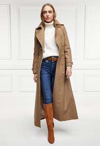 Marlborough Trench Coat Full Length - Tawny