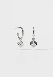 Earrings: Dice Signature Hoops
