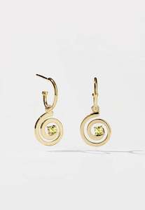 Earrings: Spiral Signature Hoops Set