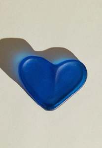 Art Prints: Glo-Heart - Aquamarine