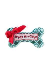Pet Accessories: Stars Bone - Happy Howlidays