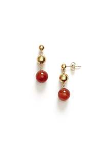 Anni Lu: Caramel Drop Earrings