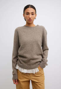 Gregory: Freddie Jumper - Tobacco With Ruffle Trim