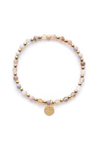 Vania: Stardust Botswana Agate Bracelet - Centauri