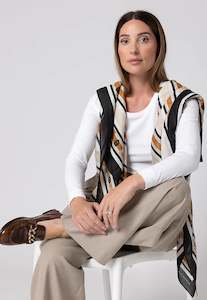 Dark Hampton: The Brown Versatile Scarf