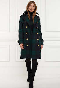 Trench Coats: Marlborough Trench Coat - Blackwatch