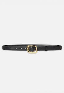 The Organic Buckle Belt - Black