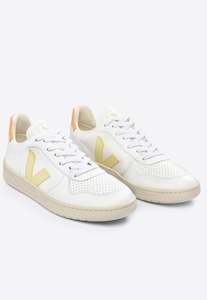 V-10 CWL Sneakers - White/Sun/Peach