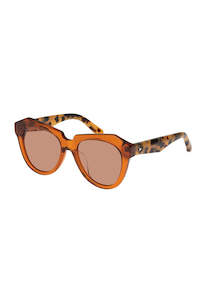 Karen Walker Eyewear: Number One Sunglasses - Persimmon Tort