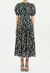 Othella Short Sleeve Midi Dress - Kaleidoscope