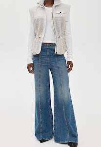 Ulla Johnson: Tariet Teddy Fleece Vest - Slate