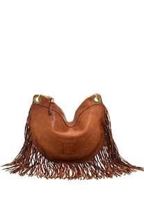 Campomaggi: Cala Luna Shoulder Bag - Cognac