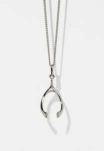 Necklaces: Wishbone Charm Necklace