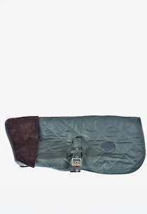 Quilted Dog Coat - Olive