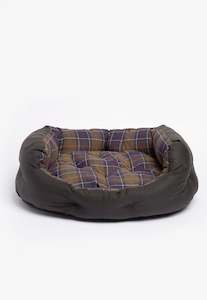 Wax/Cotton Dog Bed - Classic/Olive