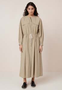 Array Dress - Double Pinstripe