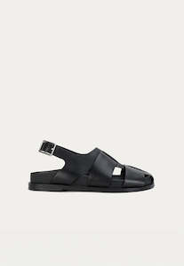 Deadly Ponies Classics: Triton Sandal - Black