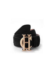 Belts: HC Classic Belt Suede - Black
