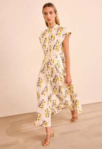 Lausanne Button Up Dress - Infinite Flower