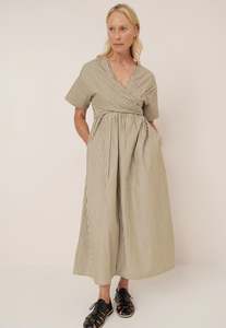 Composer Dress - Treetop Stripe
