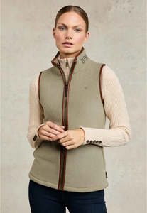 Country Fleece Gilet - Sage