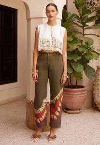 Marilyn Denim Mid Rise Jean - Khaki