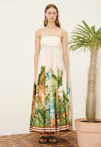 Alemais: Toucan Tango Midi Dress - Multi