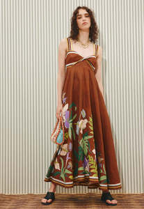 Alfie Twist Sundress - Chocolate