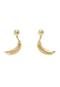Banana House Banana Earrings - Gold