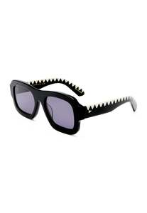 Moonside Sunglasses - Black Zigzag