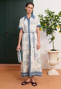 Alemais: Lucky Shirt Dress - Ivory