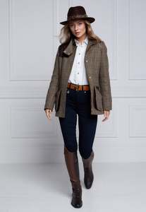 Holland Cooper: Country Classic Jacket - Bourbon Tweed