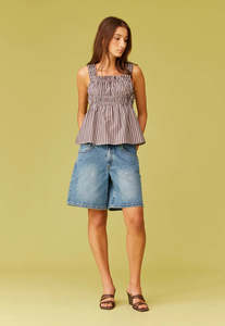 Trulli Top - Brown Stripe