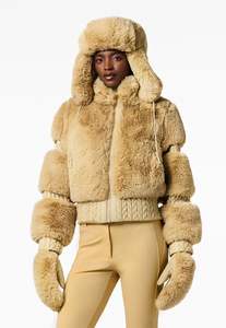 Furry Ski Jacket - Caramello