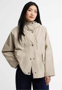 Jackets Blazers: Kingswood Showerproof Jacket - Light Sand/Navy